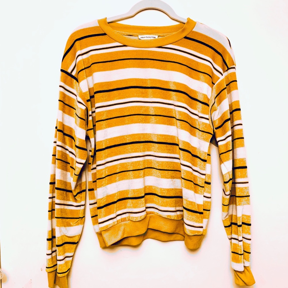 Yellow Striped Sweater